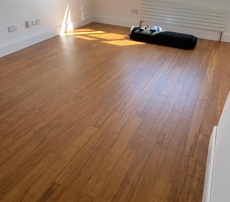 Bamboo Click flooring with Sound Proofing