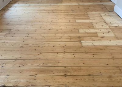 Old Pine Floorboards Sanded