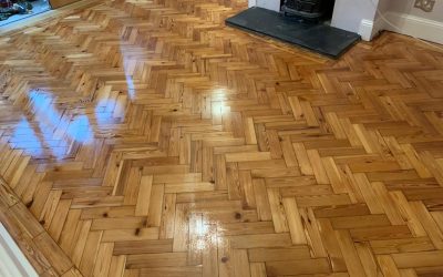 Pine Solid Block Floor
